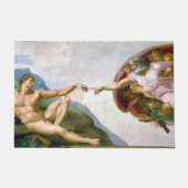 De creatie van Adam, Michelangelo, 1508-1512 Deurmat (Voorkant)