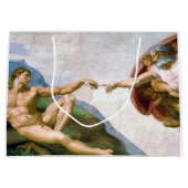 De creatie van Adam, Michelangelo, 1508-1512 Groot Cadeauzakje (Voorkant)