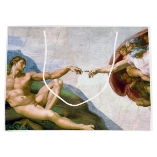 De creatie van Adam, Michelangelo, 1508-1512 Groot Cadeauzakje