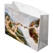 De creatie van Adam, Michelangelo, 1508-1512 Groot Cadeauzakje (Achterkant Gekanteld)