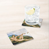 De creatie van Adam, Michelangelo, 1508-1512 Kartonnen Onderzetters (Insitu)