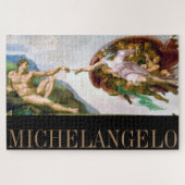De creatie van Adam, Michelangelo Legpuzzel (Horizontaal)