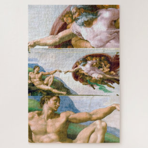 De creatie van Adam, Michelangelo Legpuzzel