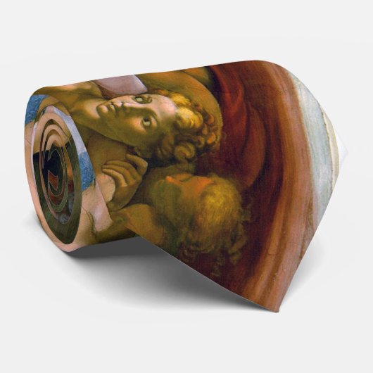 De creatie van Adam, Michelangelo Stropdas (Opgerold)