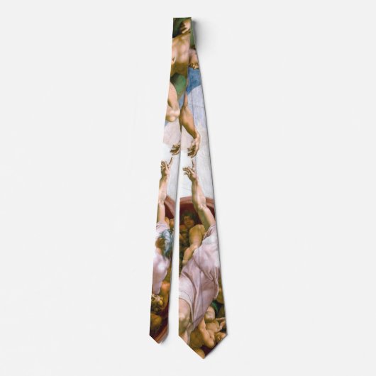 De creatie van Adam, Michelangelo Stropdas (Achterkant)