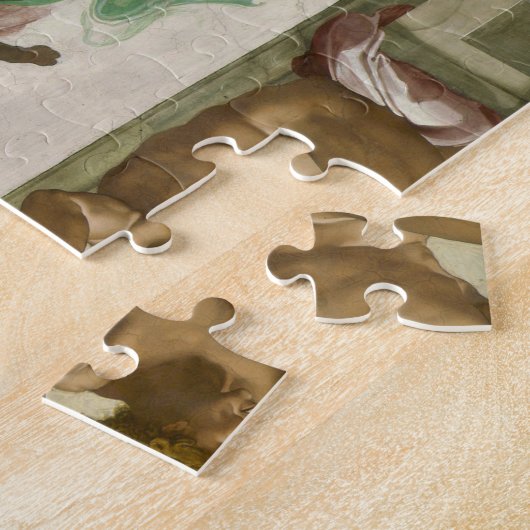 De creatie van Adam, Sistine Chapel, Michelangelo Legpuzzel (Zijkant)