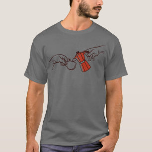 De creatie van Coffee Classic Art Barista door Tob T-shirt