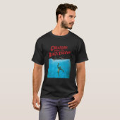 De creatie van de Black Lagoon JAWS parody T-shirt (Voorkant volledig)