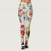 De creatie van de Floral-Waterverf in het Victoria Leggings (Achterkant)