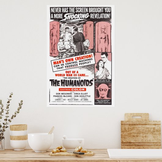 De creatie van de Humanoïden Poster (Keuken)