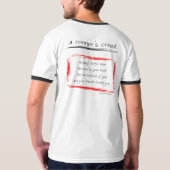 de creatie van een runner t-shirt (Achterkant volledig)