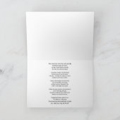 De creatie van het leven en het Dog-gedicht Kaart (Binnen)