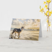 De creatie van het leven en het Dog-gedicht Kaart (Gele Bloem)