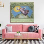 De creatie van licht, illustratie van de Rapha Canvas Afdruk (Insitu (Woonkamer))