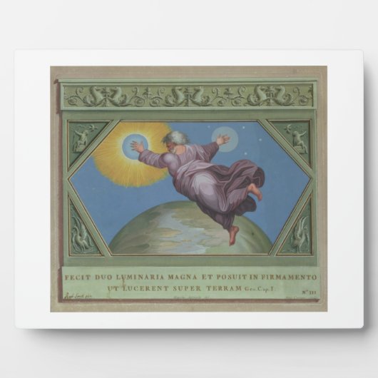 De creatie van licht, illustratie van de Rapha Fotoplaat (Voorkant)