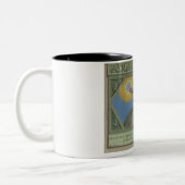 De creatie van licht, illustratie van de Rapha Tweekleurige Koffiemok (Links)