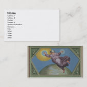 De creatie van licht, illustratie van de Rapha Visitekaartje (Voorkant / Achterkant)
