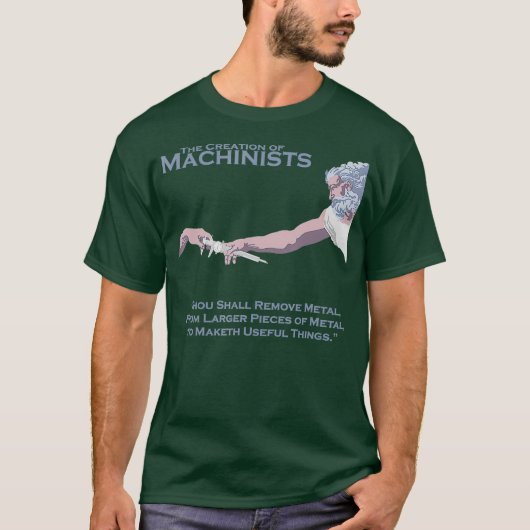 De creatie van machinisten t-shirt (Voorkant)
