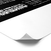 De Creatiecode — Genesis 1:1 Poster (Hoek)