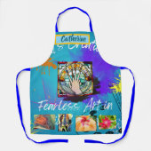 De creaties van de kat zijn gepersonaliseerd. schort (Voorkant)