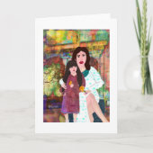 De creatieve Design van Moeder en Dochter LeeMarie Kaart (Voorkant)