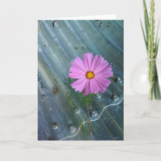 De creatieve Groet van de Bloem Kaart