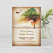 de creatieve uitnodigingen van de verlovingpartij (Staand voorkant)