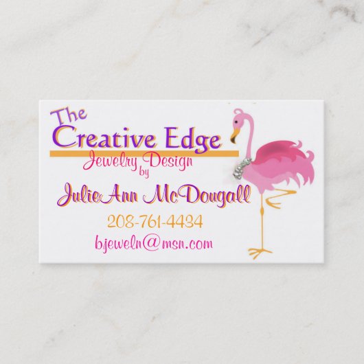 De Creative Edge-kaart A Visitekaartje (Voorkant)