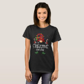 De Creative Gnome Buffalo Pset-kerstboom Li T-shirt (Voorkant volledig)