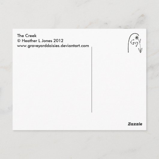 De Creek Briefkaart (Achterkant)