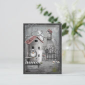 De Creek Gothic Folk Art Briefkaart (Staand voorkant)