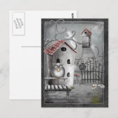 De Creek Gothic Folk Art Briefkaart (Voorkant / Achterkant)