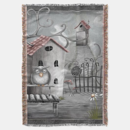 De Creek Gothic Folk Art Deken (Voorkant Verticaal)