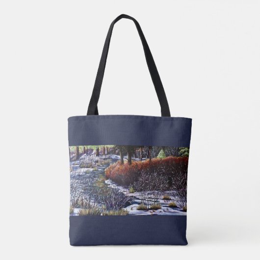 De Creek Herfst Canvas tas (Achterkant)
