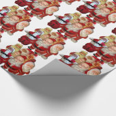 De Creepy  Santa Gang Cadeaupapier (Hoek)