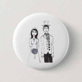 De Creepy Wedding Ronde Button 5,7 Cm