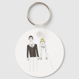 De crepy bruiloft 2 sleutelhanger