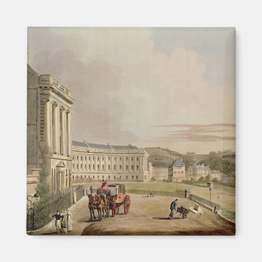 De Crescent, detail van de straat, van 'Bath Ill' Magneet (Voorkant)