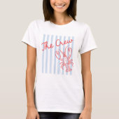 De Crew Kustkreeft Bachelorette-feest T-shirt (Voorkant)