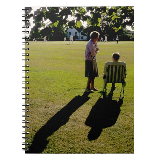 De cricket Match Notitieboek (Voorkant)