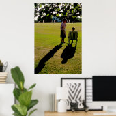 De cricket Match Poster (Thuiskantoor)