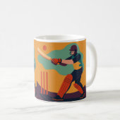 De cricketer koffiemok (Voorkant rechts)