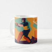 De cricketer koffiemok (Voorkant links)