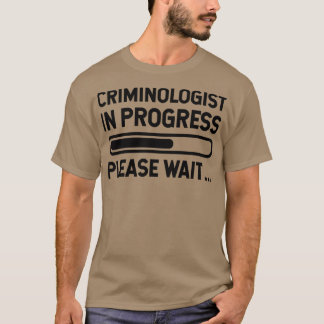 De criminoloog wacht even. t-shirt
