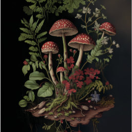 De Crimson Cluster Decoupage Papier