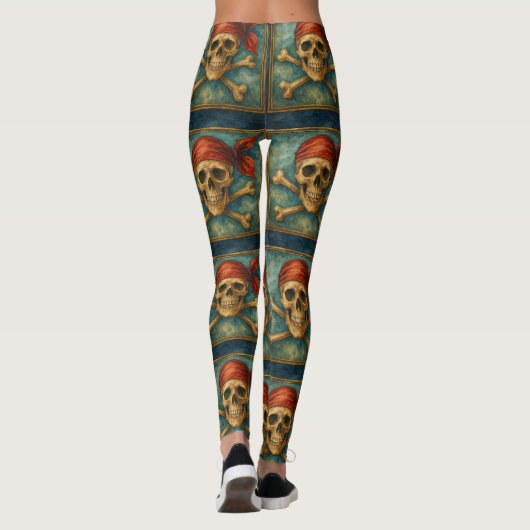 De Crimson Corsair Leggings (Achterkant)