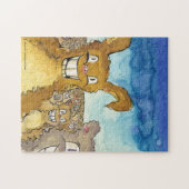 De critici komen uit Cartoon puzzel Legpuzzel (Horizontaal)