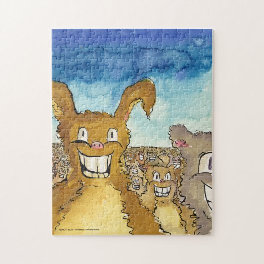 De critici komen uit Cartoon puzzel Legpuzzel (Verticaal)