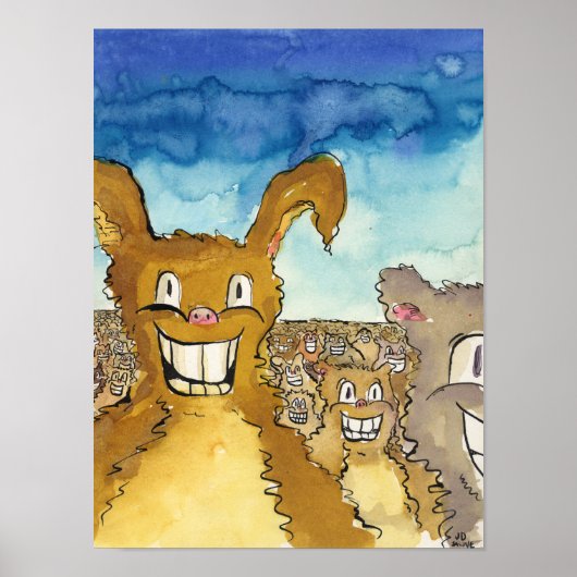 De Critters komen Cartoon Poster (Voorkant)