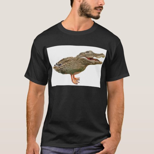 De crocoduck met voeten t-shirt (Voorkant)